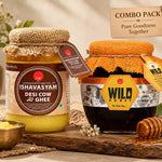 Desi Cow Ghee & Kerala Wild Forest Honey Combo Pack
